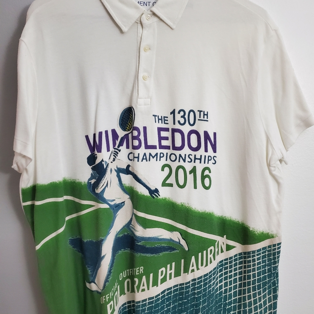 polo ralph lauren 2016 wimbledon collectors shirt size xl